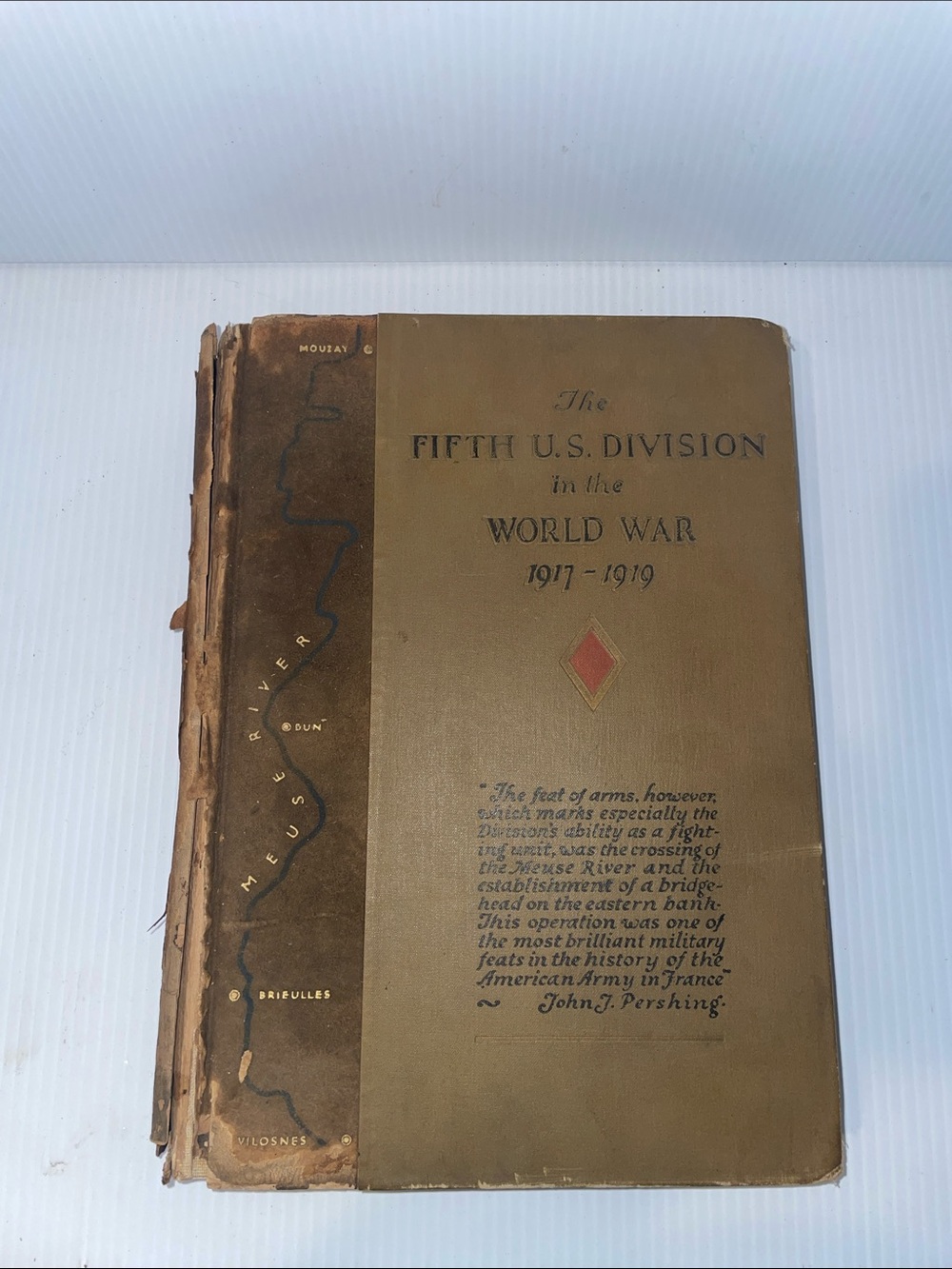 The Fifth U.S. Division in the World War 1917-1919 — Hard cover book